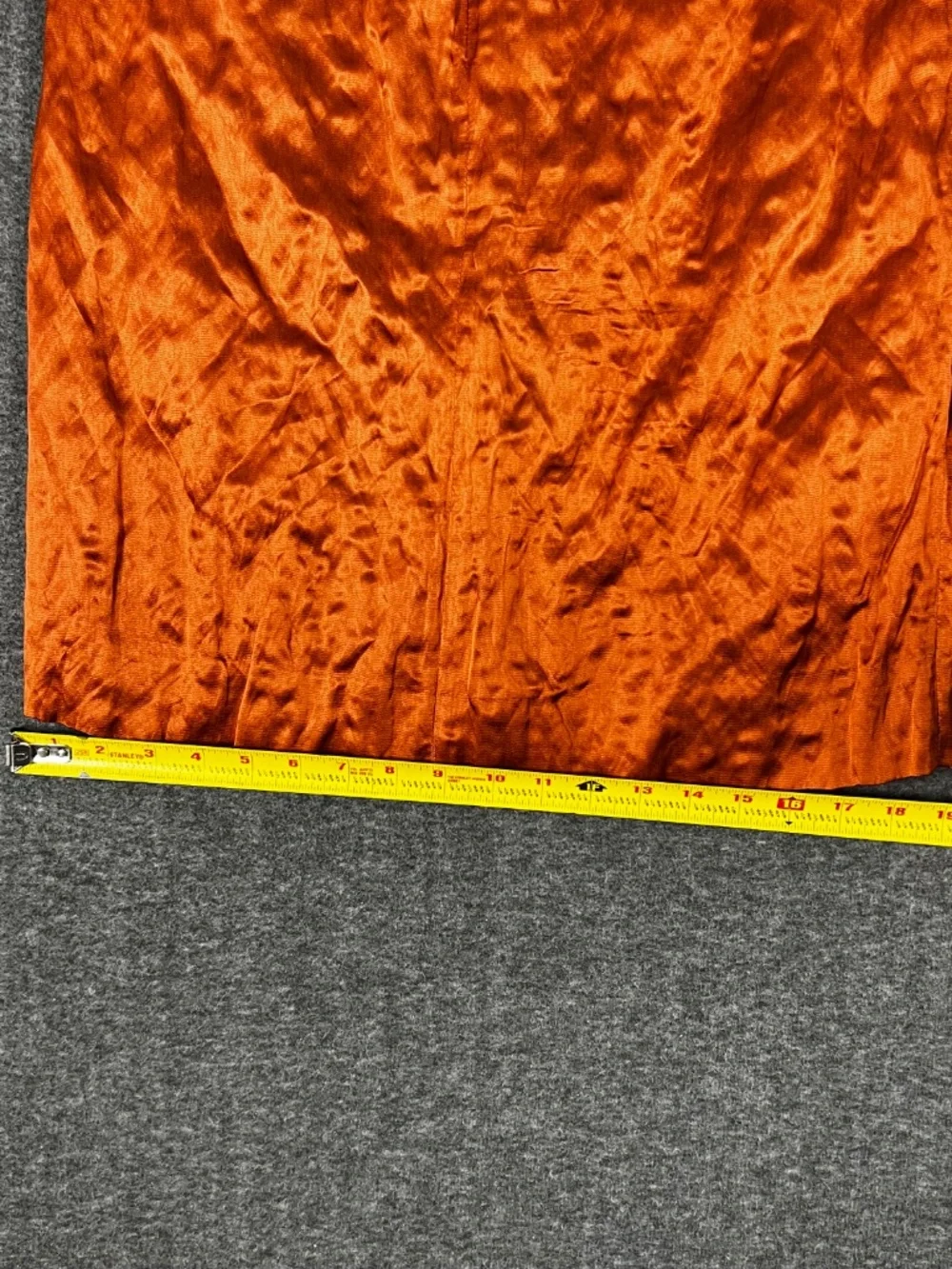 J. Crew Silk Metallic Mini Skirt Size 6 Mid Rise Burnt Orange Pleated Pockets